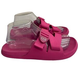 Chaco Chillos Slides Pink Women's Size 8 Adjustable Strap‎ Comfort Footwear